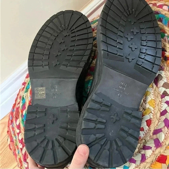 NWOT Moma  black leather shoes made in Italy - Picture 6 of 7